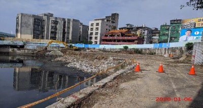 旭川河水質改善現地處理工程進度