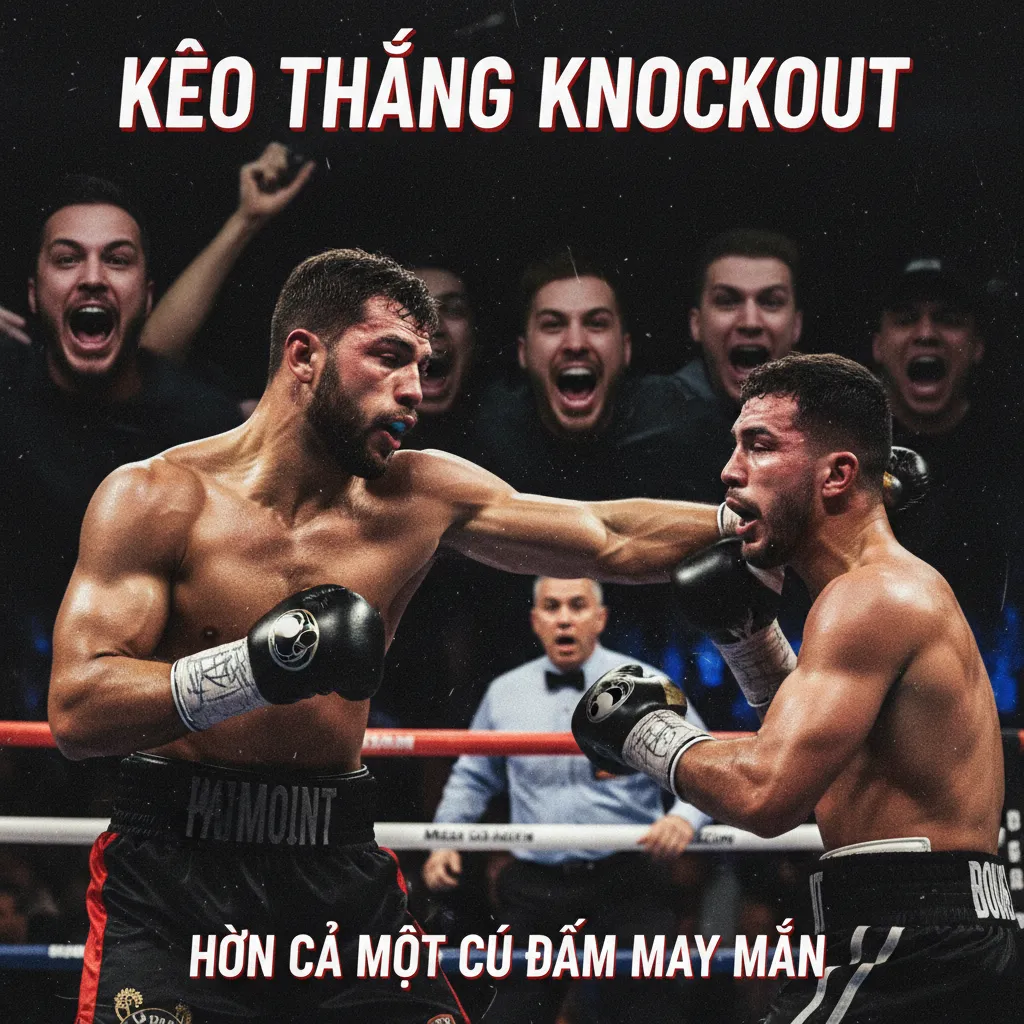 Giải mã kèo thắng bằng Knockout: Hơn cả một cú đấm may mắn