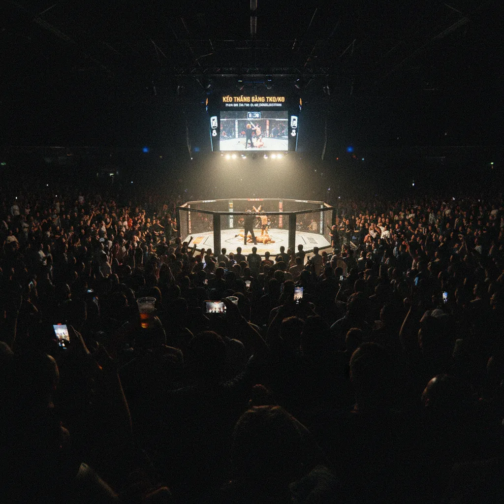 Khoảnh khắc quyết định trong một trận đấu MMA